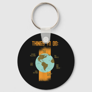 Save Earth Environmental Planet Protection Climate Key Ring