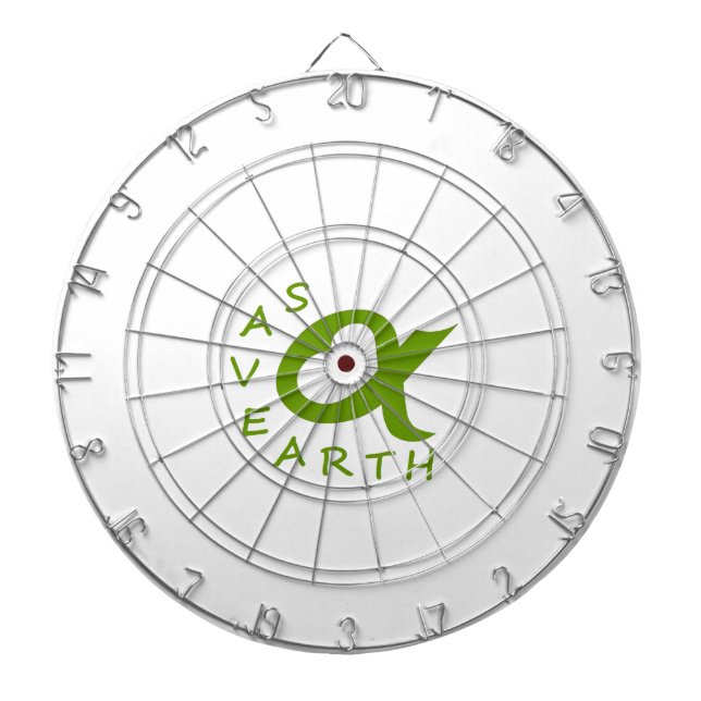 save earth planet dartboard (Front)