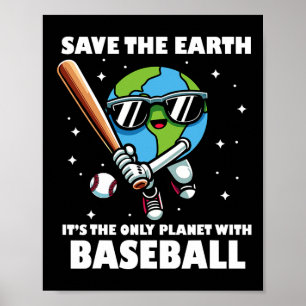 Save Earth Sell Design Funny Earth Day Sports Poster