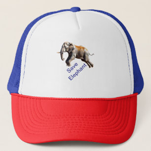 Save Elephant Trucker Hat