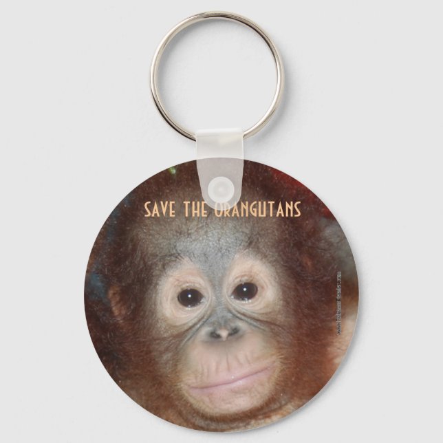 Save Endangered Wildlife Key Ring (Front)