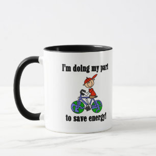 Save Energy Environmental Tshirts and Gifts Mug