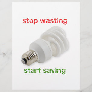Save energy flyer