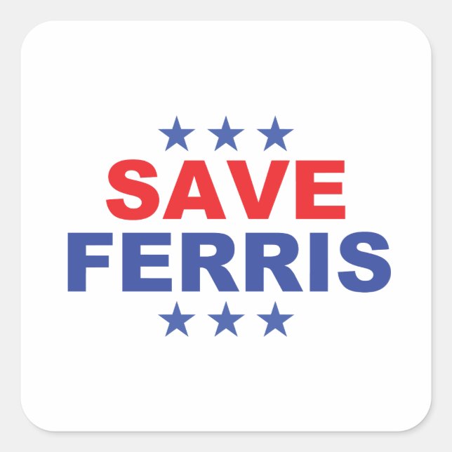 Save Ferris Sticker (Front)