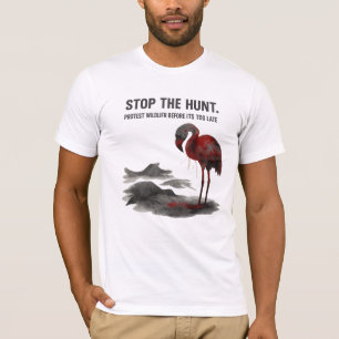 Save Flamingos in Iraq – Protect Wildlife Awarenes T-Shirt