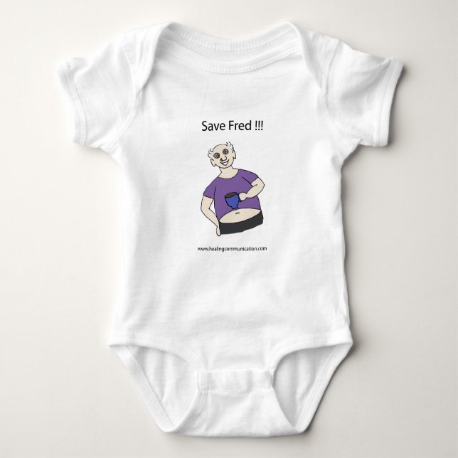 Save Fred Baby Bodysuit (Front)