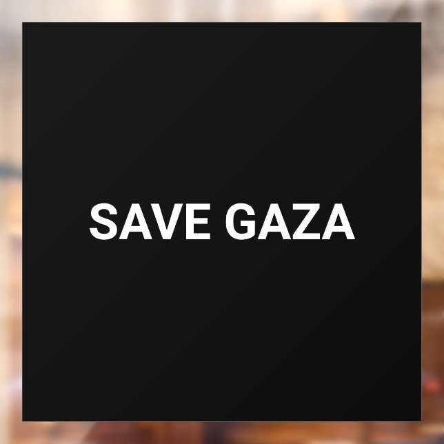 Save Gaza black white custom text minimalist (Sheet 2)