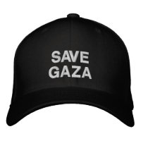 Save Gaza black white modern custom text