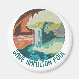 Save Hamilton Pool - Kitchen Magnet