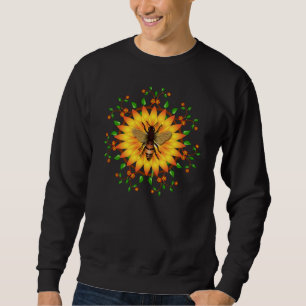 Save honey bees protect environment sunflower Apia Sweatshirt