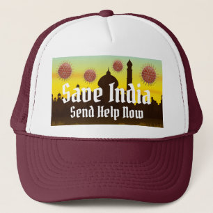 Save India From Covid-19 Trucker Hat