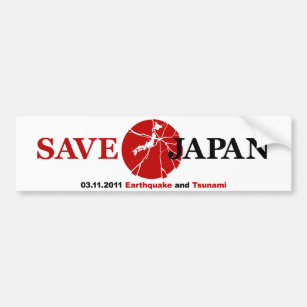 Save Japan Bumper Sticker