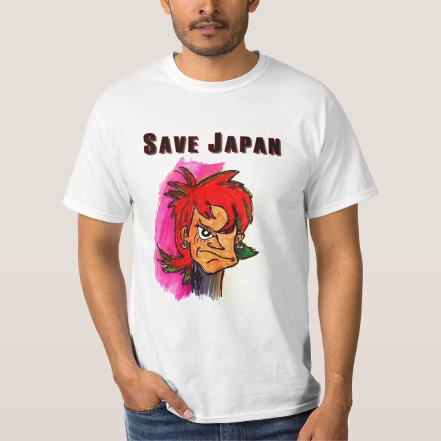 Save JAPAN T-Shirt Punk Boy (Front)