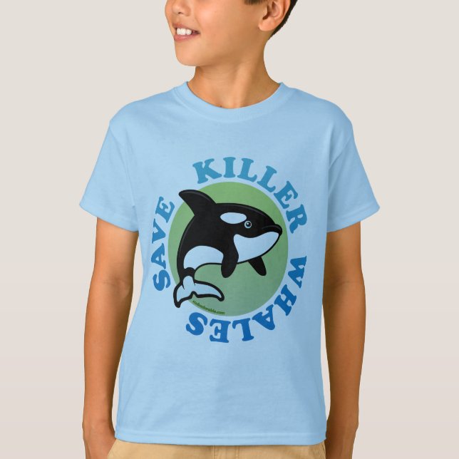 Save Killer Whales T-Shirt (Front)