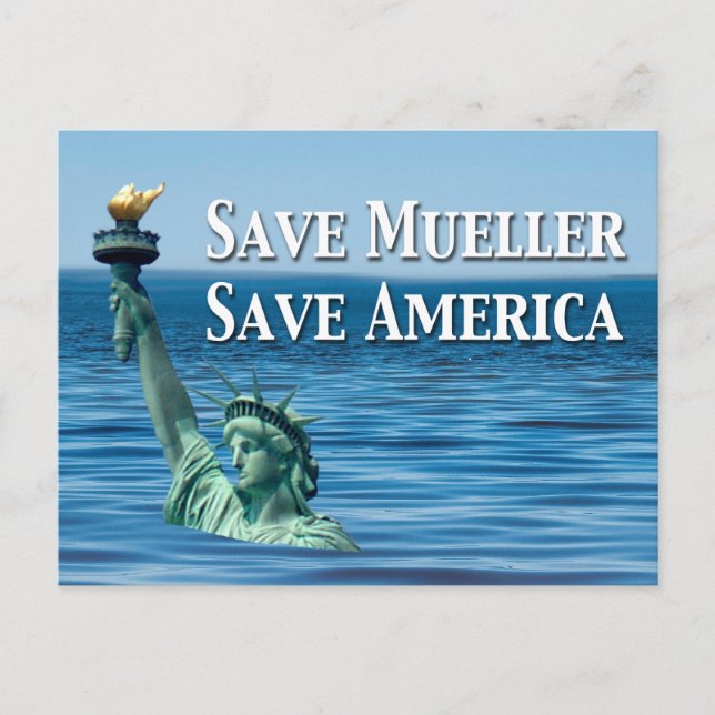 Save Mueller Save America Postcard (Front)