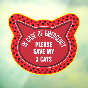 Save My Cat Safety Alert Custom First Responder