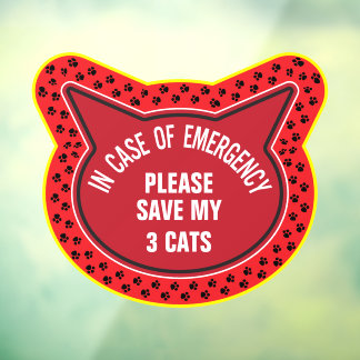 Save My Cat Safety Alert Custom First Responder 