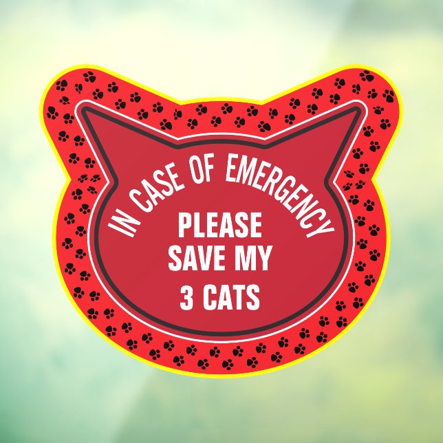 Save My Cat Safety Alert Custom First Responder  (Sheet 3)