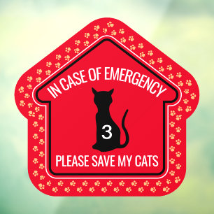 Save My Cats Safety Alert Custom First Responder