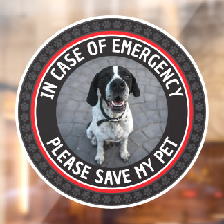 SAVE MY PET Safety Alert Custom Photo Modern 