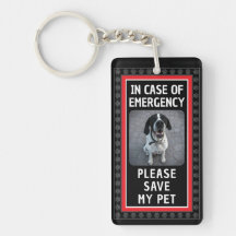 SAVE MY PET Safety Alert Custom Photo Modern 