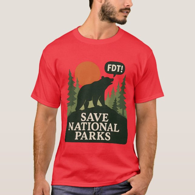 Save National Parks FDT T-Shirt (Front)