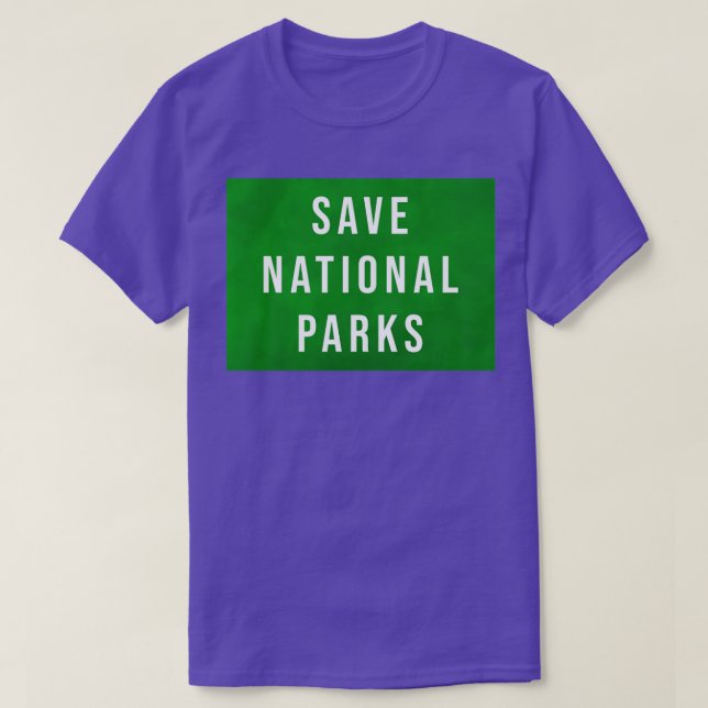 Save National Parks T-Shirt (Design Front)