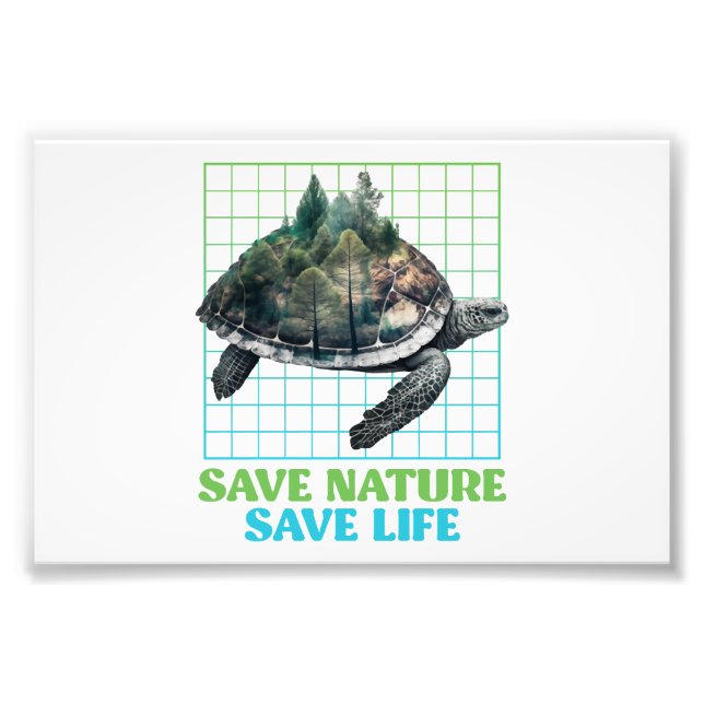 Save Nature protected species Environment Copy Cop Photo Print (Front)