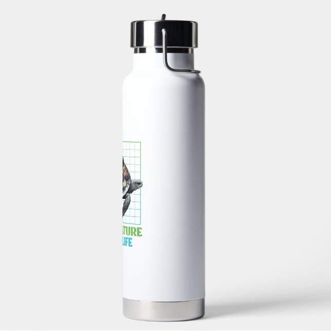 Save Nature protected species Environment Copy Cop Water Bottle (Left)