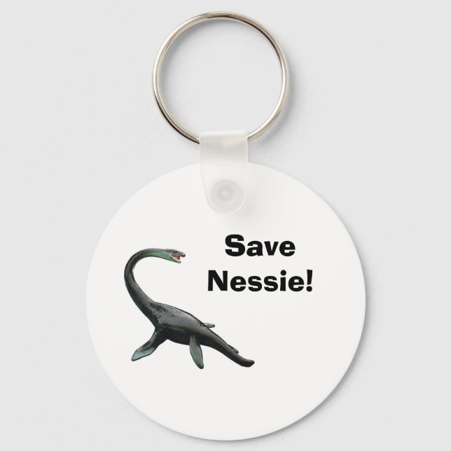 Save Nessie! Key Ring (Front)