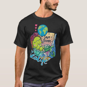 Save Ocean SeaLife Baby Turtle Sea Animal Ocean Sa T-Shirt
