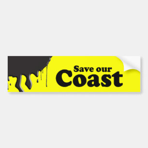 SAVE OUR COAST BUMPER STICKER