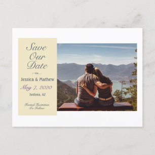 Save Our Date Announcement Postcard