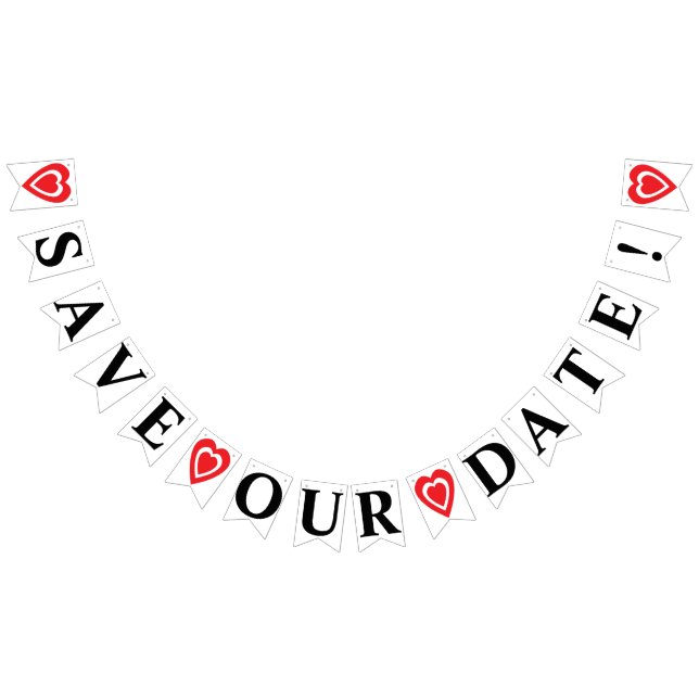 SAVE OUR DATE BUNTING  (All)