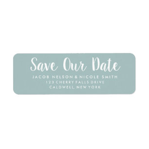 Save Our Date Labels