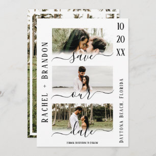 Save Our Date Modern Photo Wedding Save the Date