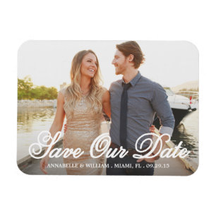 Save Our Date Overlay   Save the Date Magnet