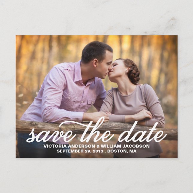 SAVE OUR DATE | SAVE THE DATE ANNOUNCEMENT POSTCARD (Front)