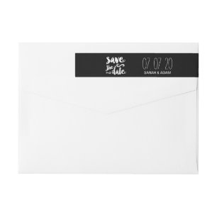 Save Our Date   Save the Date Wraparound Labels