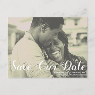 Save Our Date Wedding Announcement Postcard