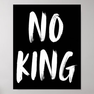 Save Our Democracy No Kings In America Statement Poster