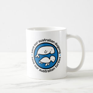 Save our dugong & turtles coffee mug