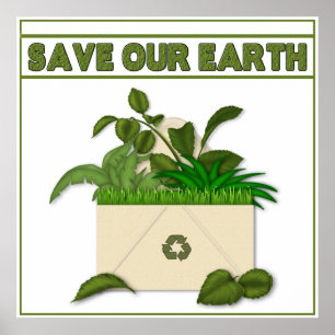 SAVE OUR EARTH POSTER - RECYCLE