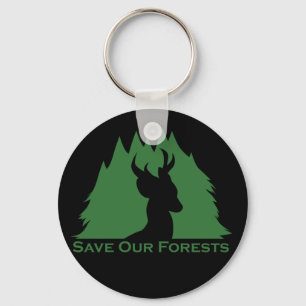 Save Our Forests Key Ring