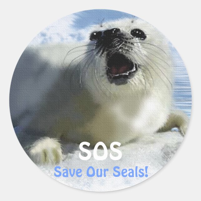 SAVE OUR HARP SEALS Design (Front)