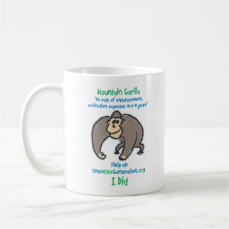 Save our Mountain Gorilla Coffee Mug