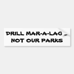 Save our National Parks from Big Oil Bumper Sticker