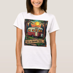 Save Our National Parks retro design T-Shirt