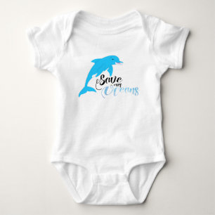Save our Oceans Baby Bodysuit