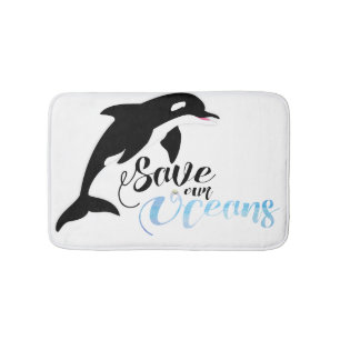 Save our Oceans Bath Mat